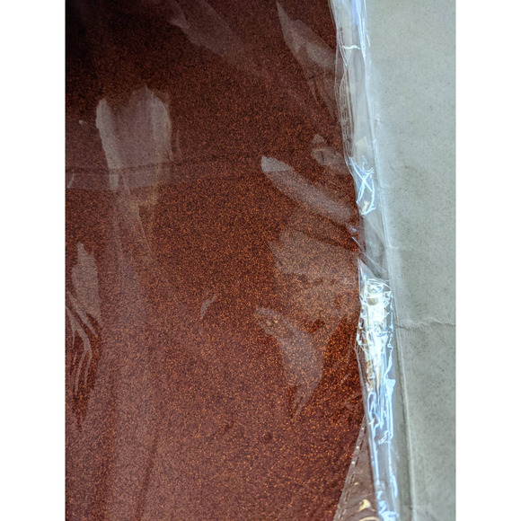 2 Packs x 8 sheets Copper Orange Glitter HTV Heat Transfer Vinyl Bundle - Picture 2 of 6